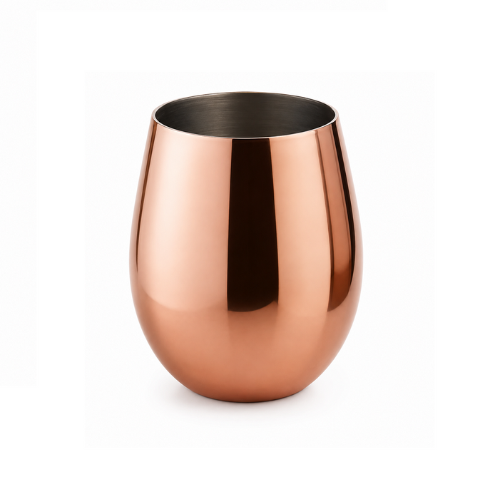 Stemless Copper Tumbler - 18 OZ