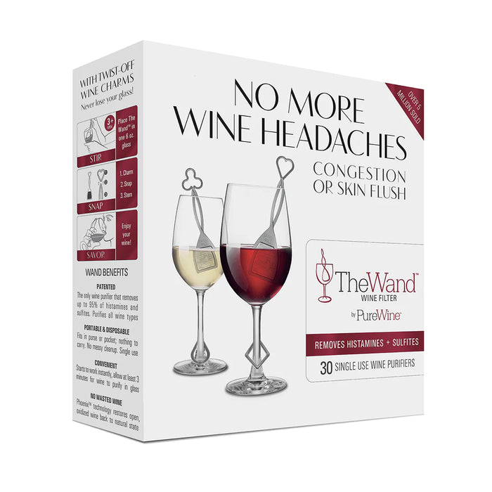 PureWine "The Wand" Wine Purifier- 30 Pack