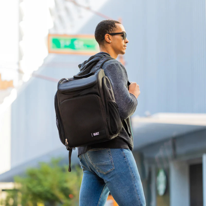 BUILT All-In Backpack – The Ultimate Dad Work Bag Black