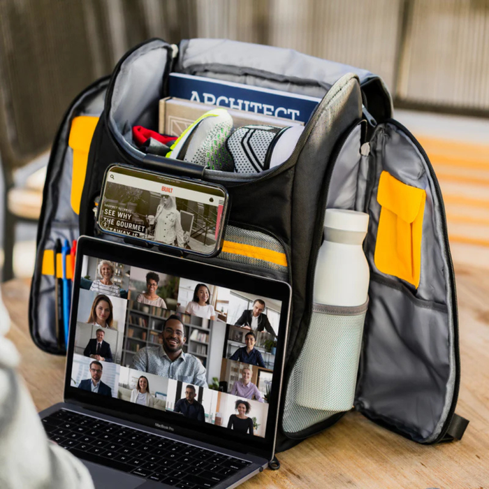 BUILT All-In Backpack – The Ultimate Dad Work Bag Black