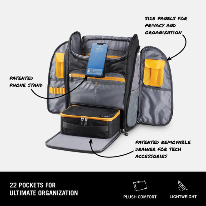 BUILT All-In Backpack – The Ultimate Dad Work Bag Black