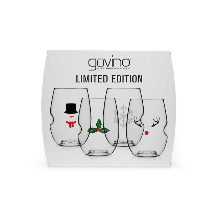 Govino Holiday 4 Pack - 16 oz