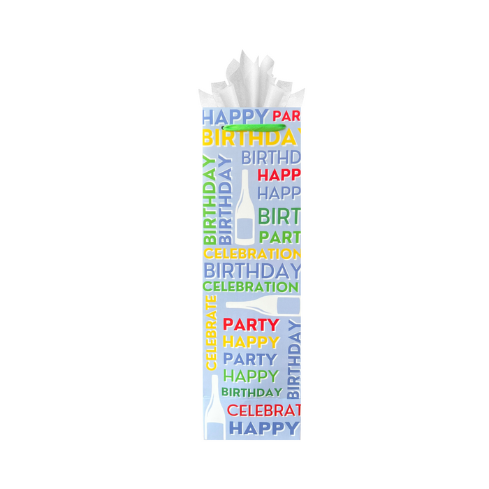 Gift Bag - Birthday Bottles