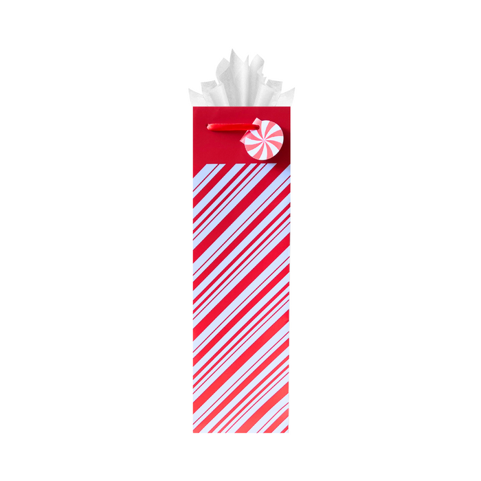 Gift Bag - Holiday Candy Cane