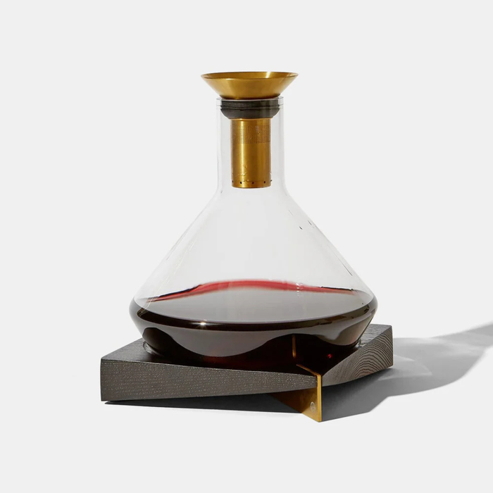 RBT Glass Decanter & Wood Base
