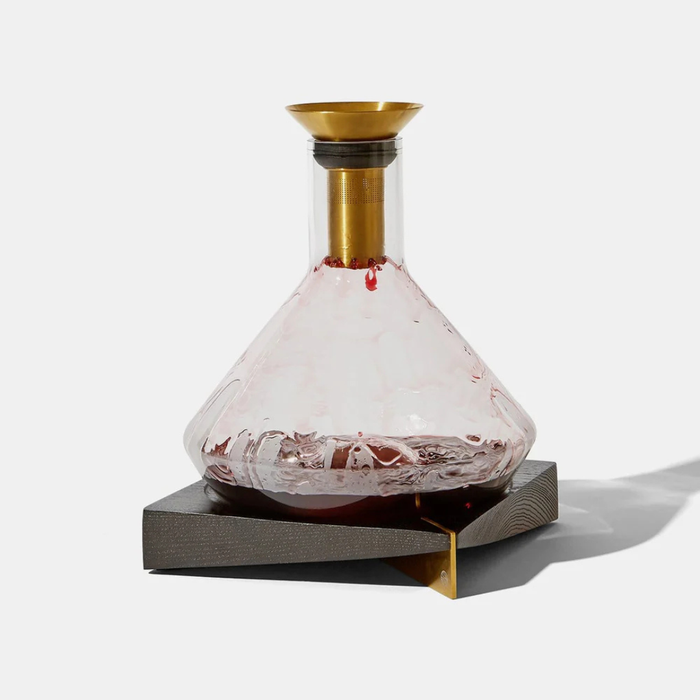 RBT Glass Decanter & Wood Base
