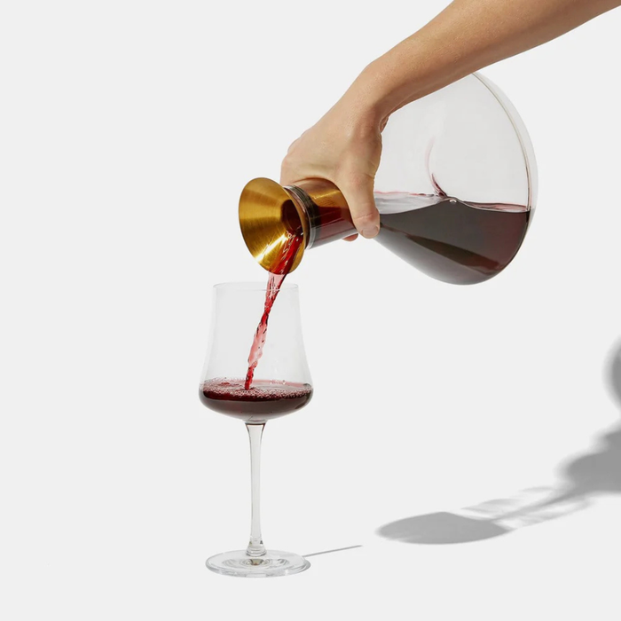 RBT Glass Decanter & Wood Base