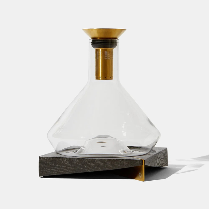 RBT Glass Decanter & Wood Base