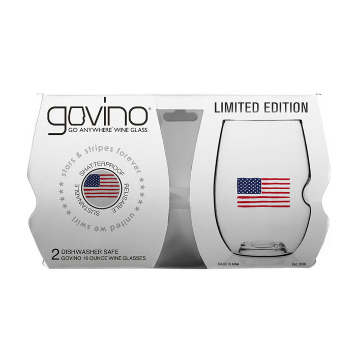 Govino Stars & Stripes 2 Pack - 16 oz