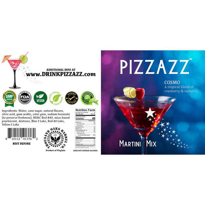 Pizzazz Martini Mix - Cosmo