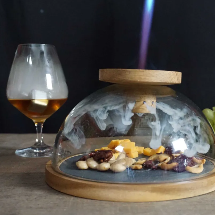 Foghat Smoking Cloche Set Smoked Cocktails, Meats & Charcuterie – Complete Kit