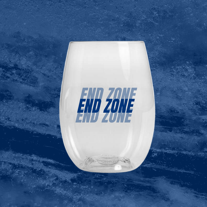 End Zone Custom Unbreakble Reusable Glass – 12oz | Tailgate & Game Day Drinkware