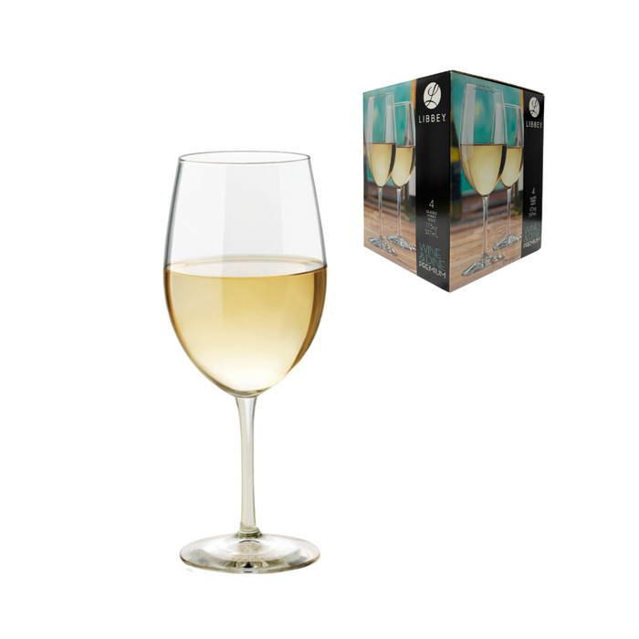 Wine & Dine Premium White Wine Glasses- Set of 4