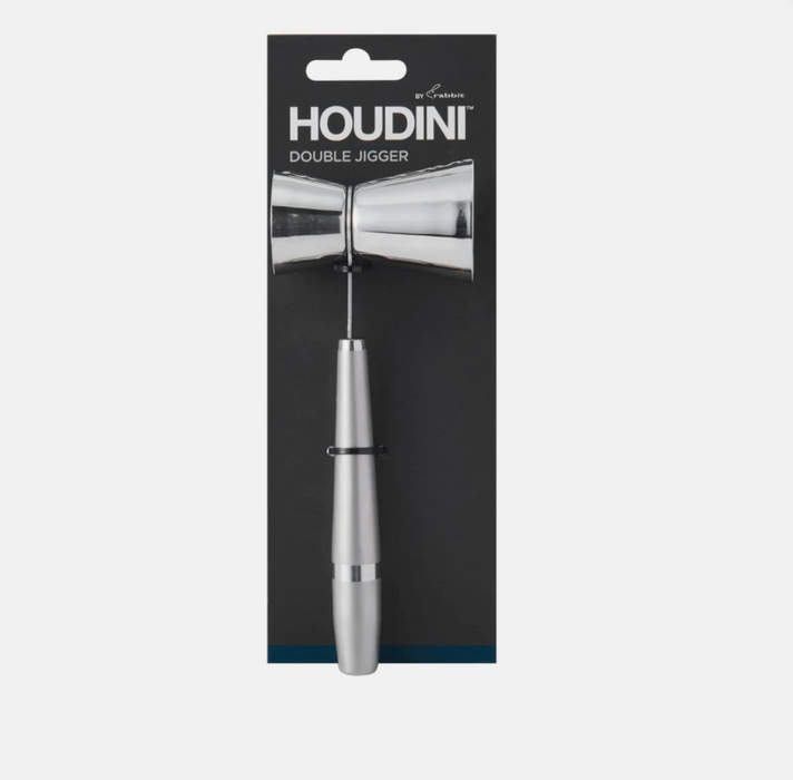 Houdini Stainless Steel Double Jigger with handle
