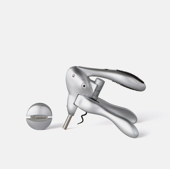 Rabbit Lever Corkscrew- Silver